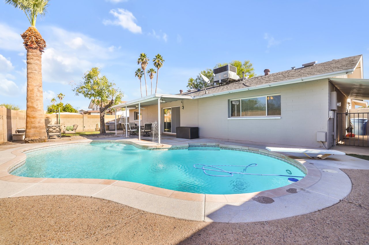 Exterior with Pool Area