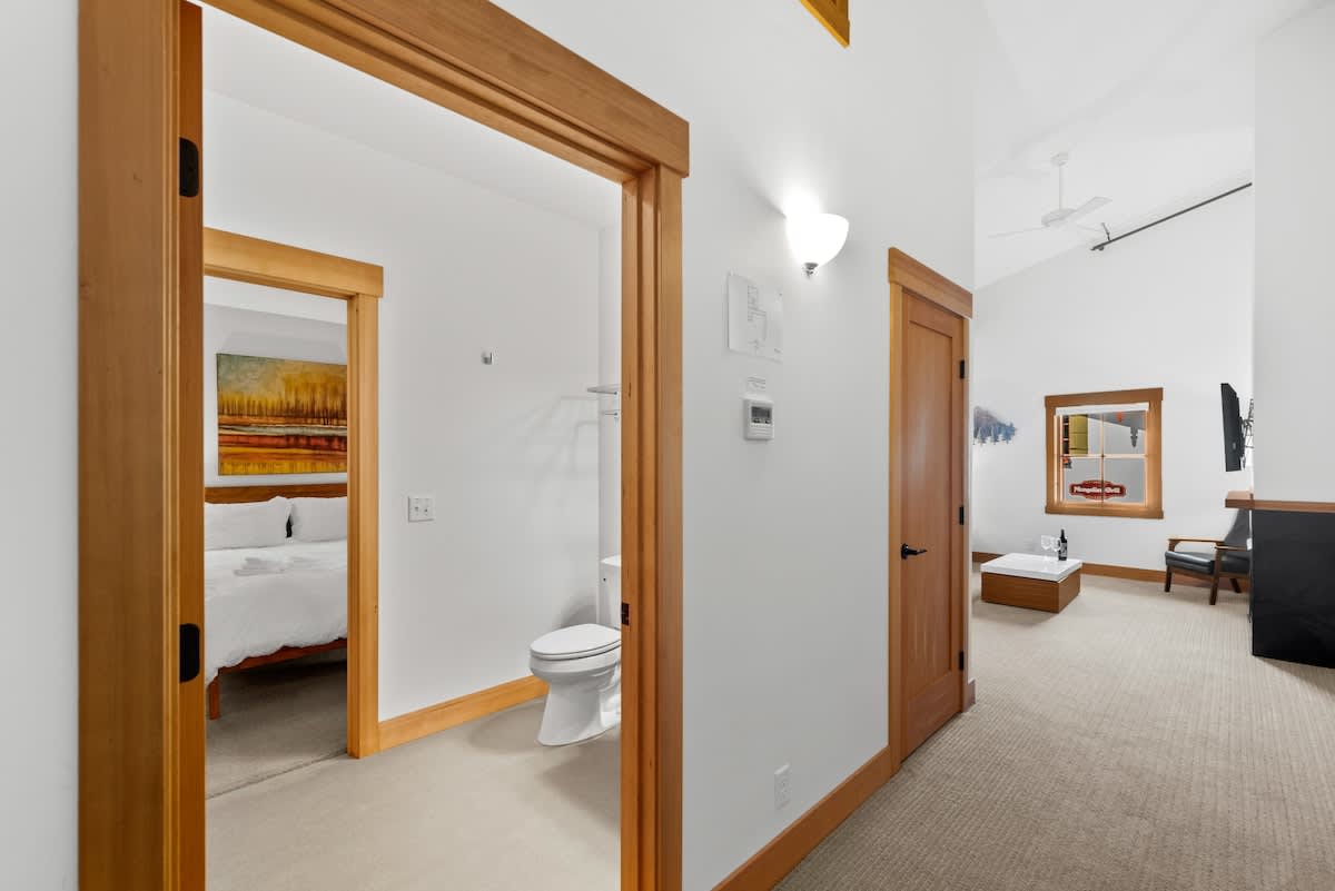 Entry Hallway and Bathroom