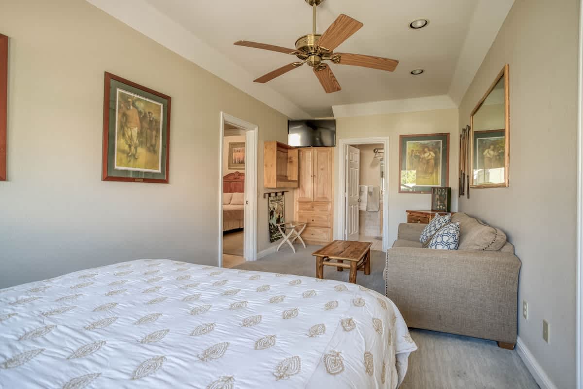 Bedroom with seating