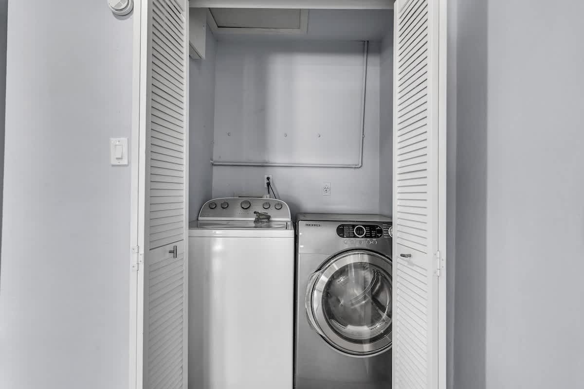 Washer and Dryer Unit