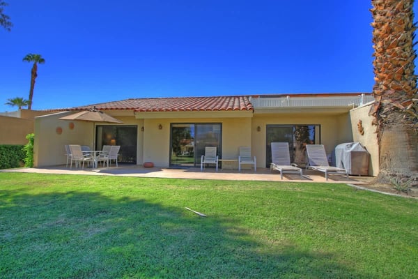 Backyard Seating with chairs