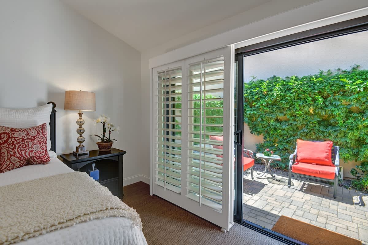MAIN BEDROOM OUT TO PATIO