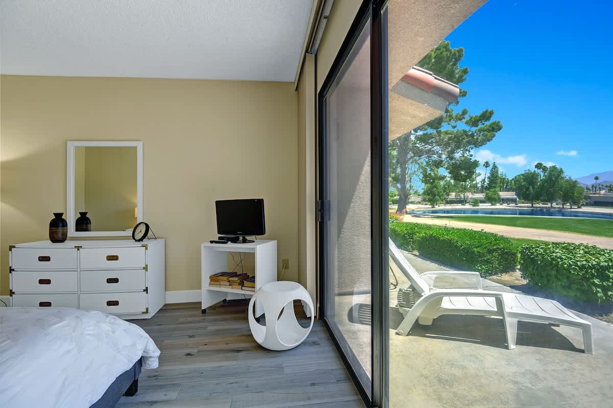 Bedroom 1 out to patio