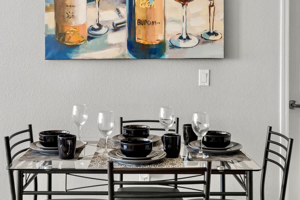 Dining Table with cutlery