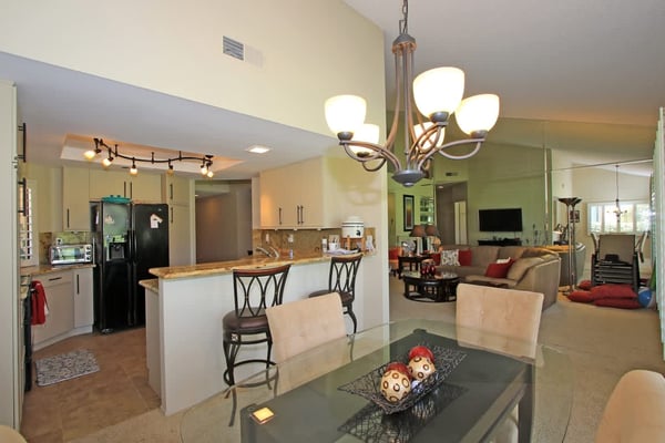 Breakfast Table with high chairs