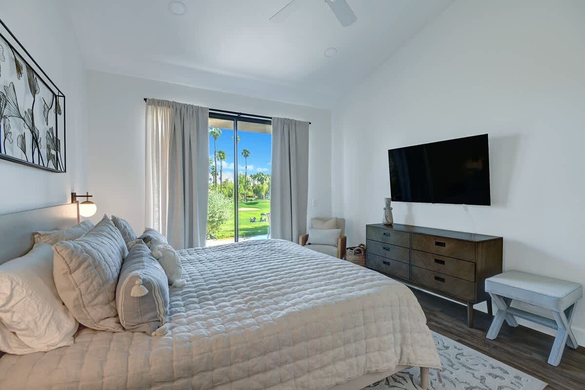 MAIN BEDROOM OVER BED